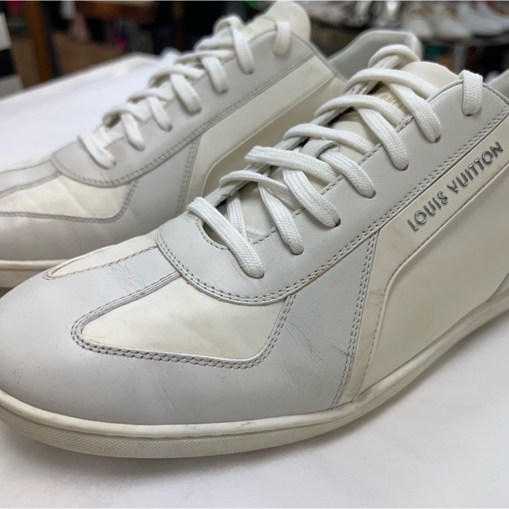 Louis Vuitton White Sneakers Minimalist Design